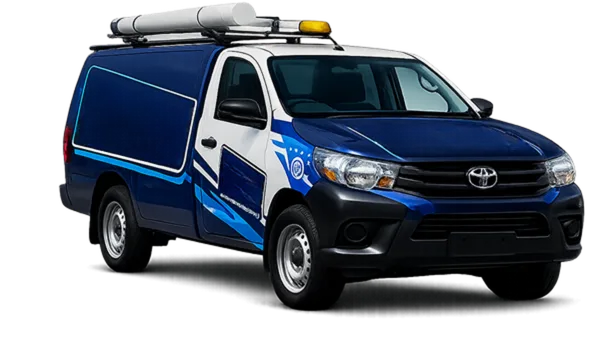 Service van parked on a Woolloomooloo street