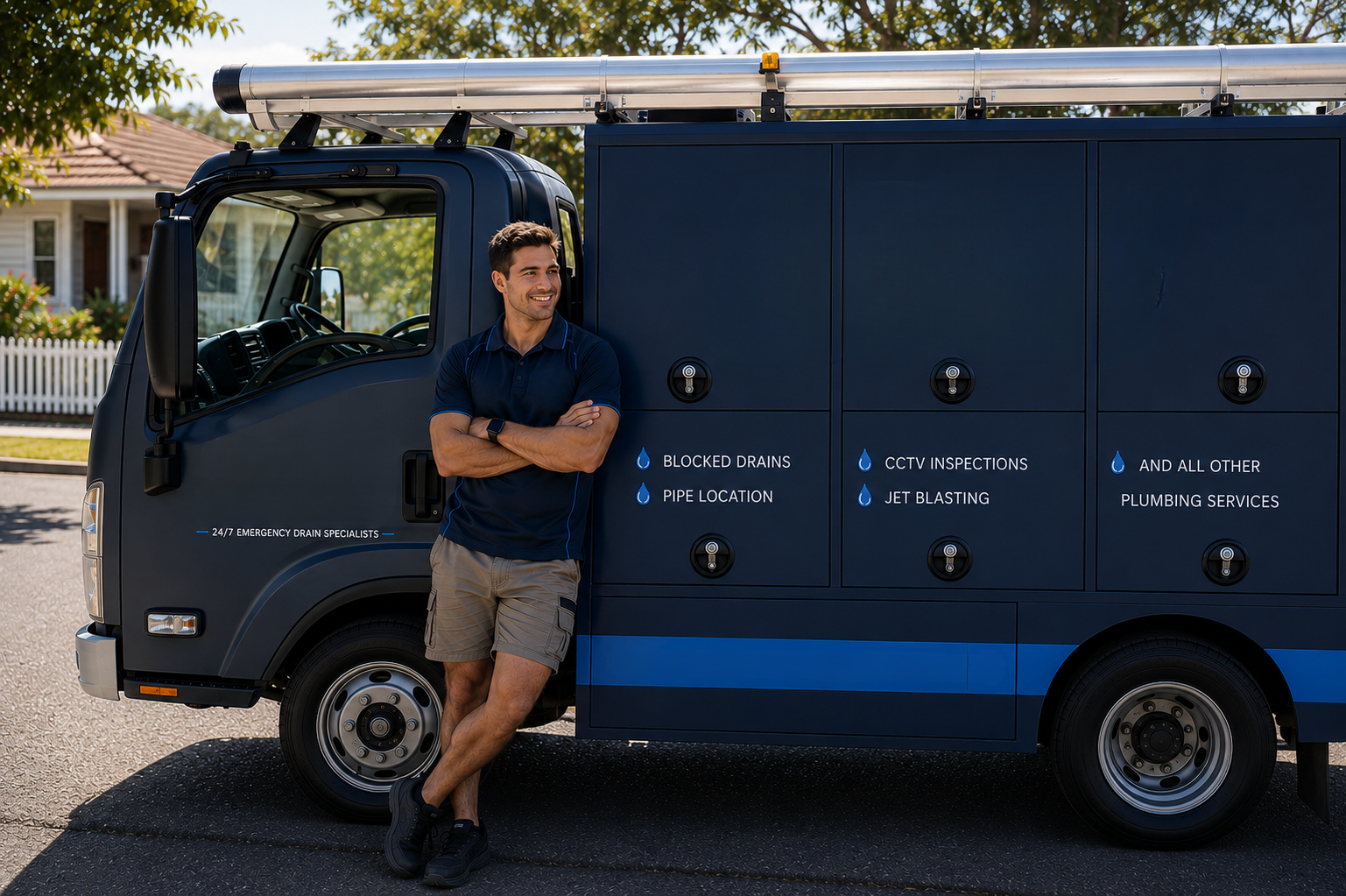 Plumber with Woolloomooloo Blocked Drains van